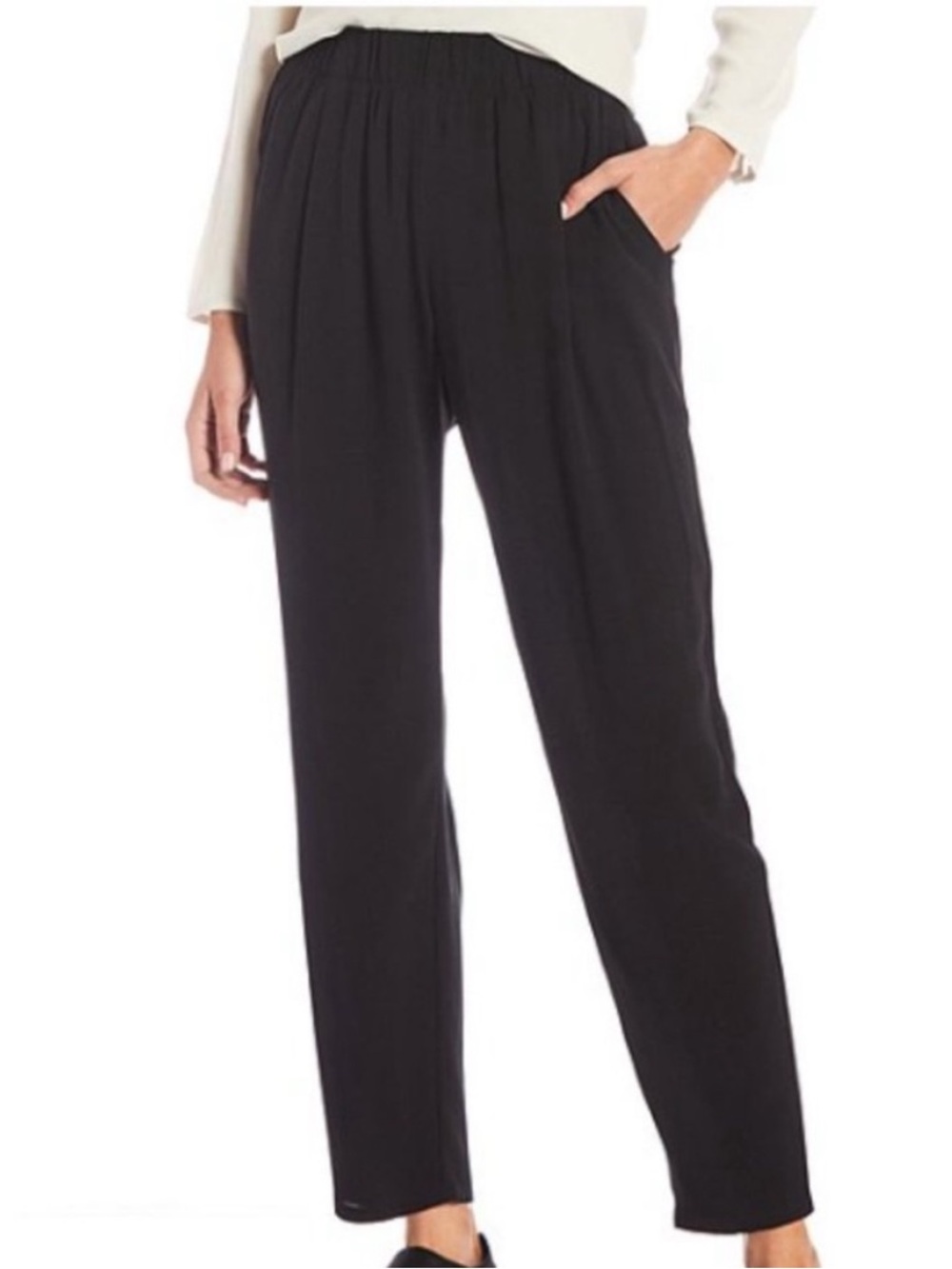 Eileen Fisher Georgette Crepe silk pants